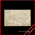 Beauty Stone Bas Relief With Fish Carving(YL-F018)
